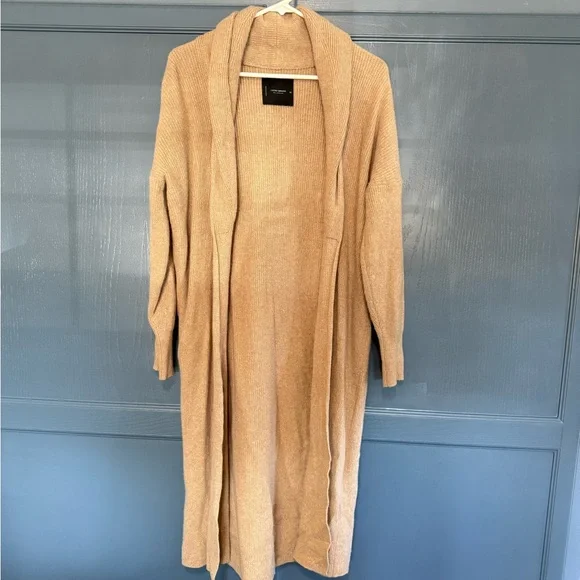 Lucky Brand Women's Camel Cardigan Sweater - Picture 1 of 6